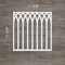 Ekena Millwork Small Cedar Park Decorative Fretwork Wall Panels in Architectural PVC, 11 3/8"W x 11 3/8"H x 3/8"T WALP12X12CRP - alternate 4